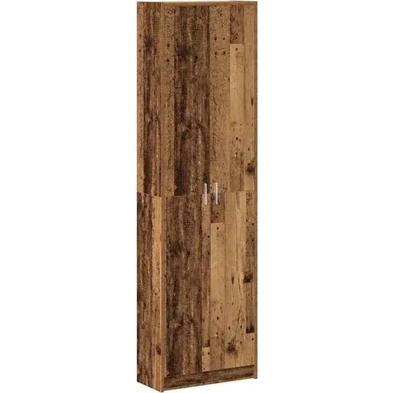 vidaXL Kledingkast met plank Oud Hout 55x25x189 cm