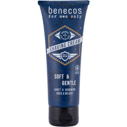 Benecos Mannen Vegan Scheercrème 75ml