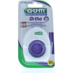 GUM GUM Ortho Floss 50 stuks
