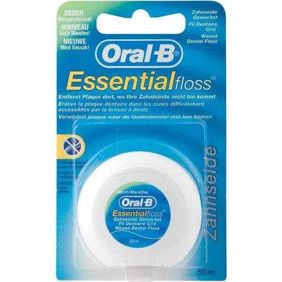 Oral-B Essential Floss Munt Waxed 50 m