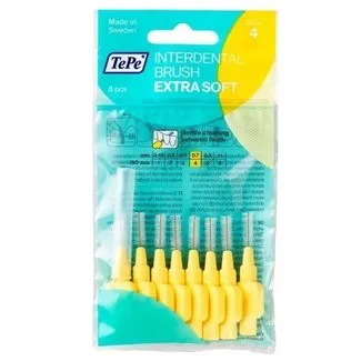 TePe Extra Zacht Interdentale Ragers Geel 0,7 mm (4 stuks)