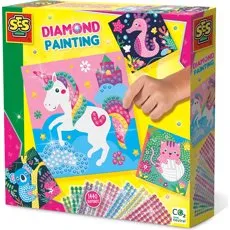 SES Creative Diamond Painting - Vrolijke Dieren Knutselset