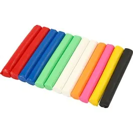 Modelleerklei Soft Clay - Kleurenmix, 200 gr