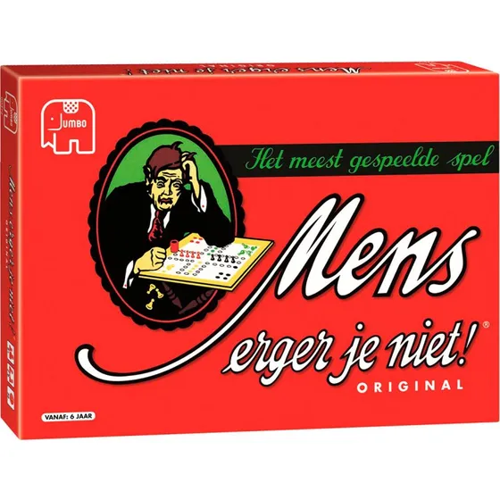 Jumbo Mens Erger Je Niet – Bordspel voor 2 tot 6 Spelers