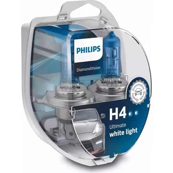Philips DiamondVision H4 | Wit Licht | 12342DVS2