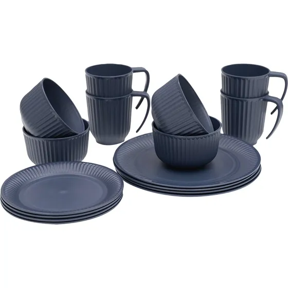 Outwell Delish Serviesset 4 Personen Navy Night