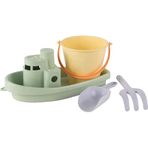 Dantoy Pastel Boot en Emmer Set, 4-delig