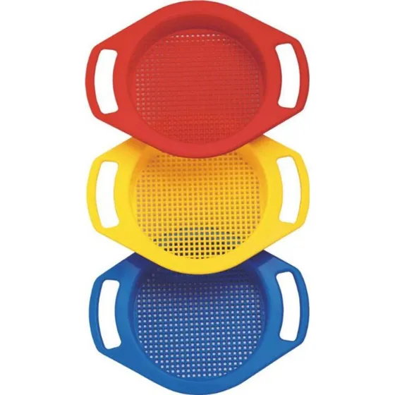 Makro Zeefje met handvat, Ø18 cm, verschillende kleuren