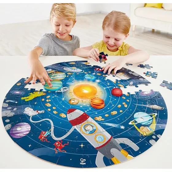 Zonnestelsel Puzzel 100 Stukken Geschikt voor Kinderen van 5 tot 8 Jaar