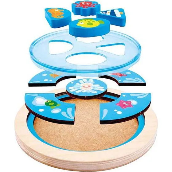 Hape Onderwaterwereld Vormenpuzzel voor 2+