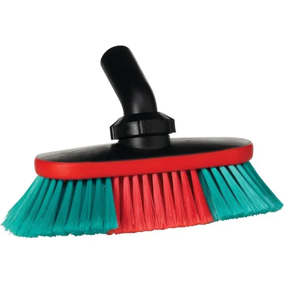 Vikan Hoekverstelbare Autowasborstel 25 cm met Watertoevoer