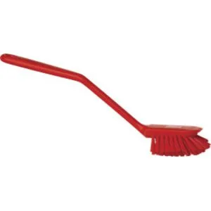 Vikan Afwasborstel Medium Rood met Schraprand