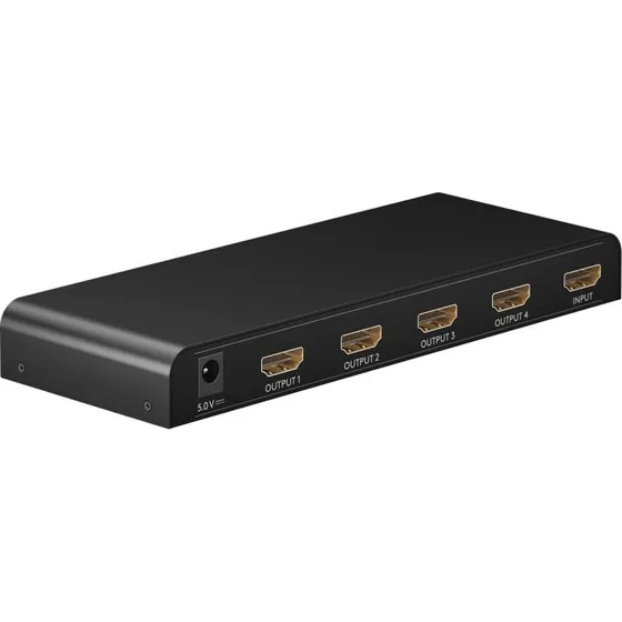 Goobay HDMI 1.4 Splitter 1 in 4 uitgangen (4K@30Hz)