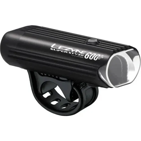 Lezyne Super STVZO 600+ Satijnzwart