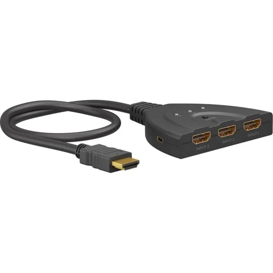 GOOBAY HDMI Switch 3 naar 1 (4K@60Hz)