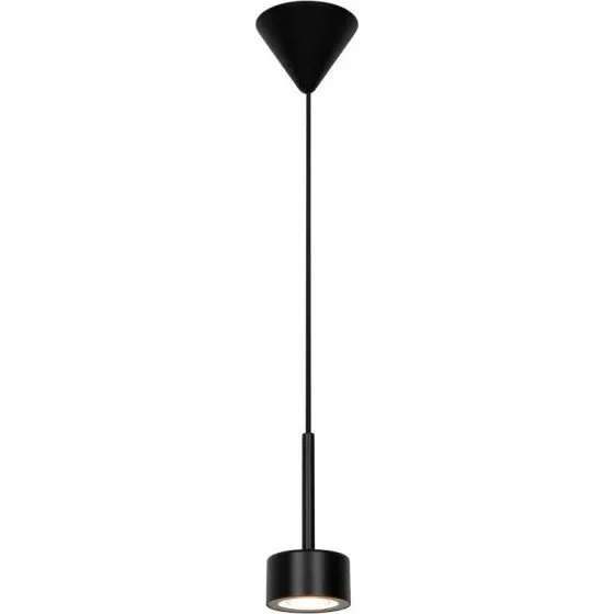 Nordlux Clyde Hanglamp Ø8,5cm Zwart LED Stepdim
