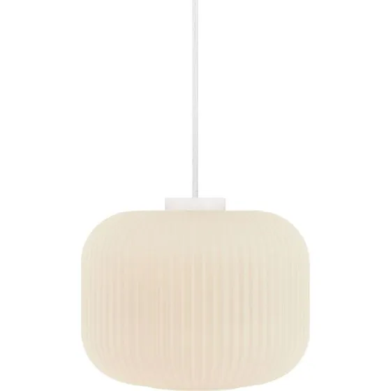 Nordlux Milford 30 Hanglamp Opal Zwart