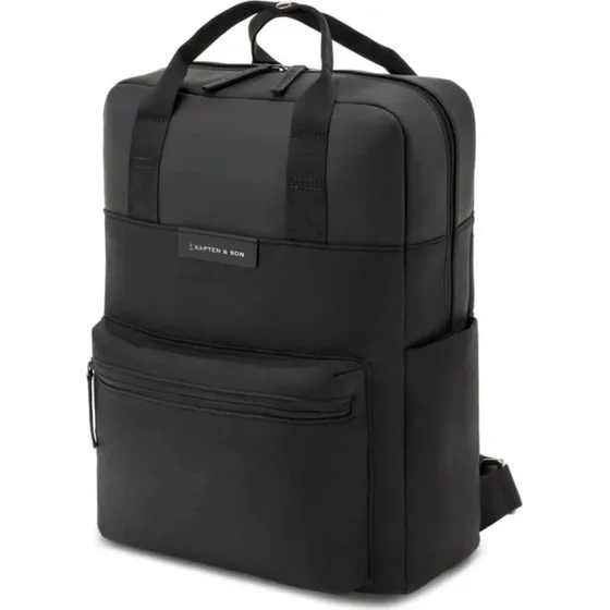 Kapten & Son Bergen Rugzak Zwart 15 inch
