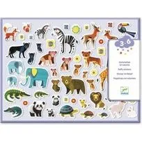 Djeco 118 Puffy Sticker Moeder en Baby 3-6 Jaar