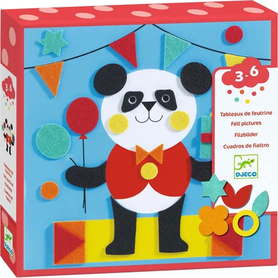 Djeco Sweet Creatures Viltstickers Set voor Kinderen