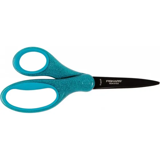 Fiskars Kinderschaar 17cm Blauw met Antikleefcoating