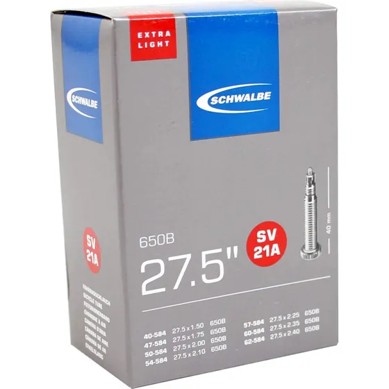 Schwalbe SV21A Extra Light 27.5 x 1.50-2.40 40mm Frans Ventiel