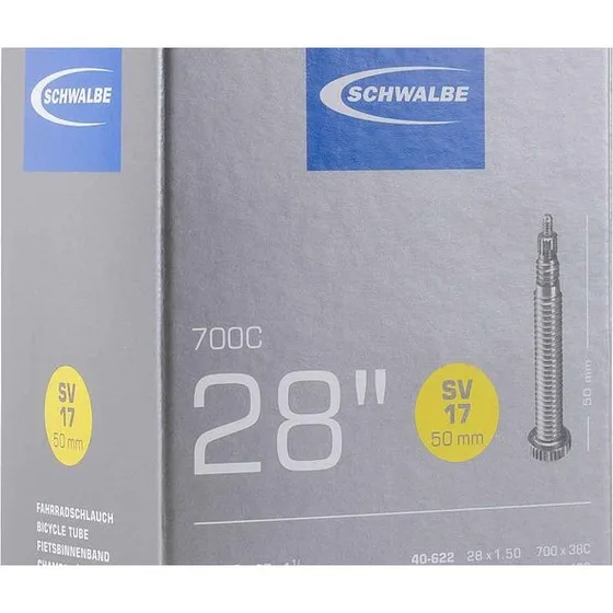 Schwalbe SV17 Binnenband 28 Inch 50mm Frans Ventiel