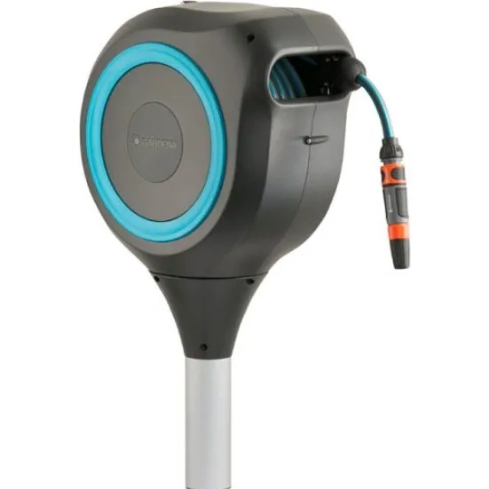 Gardena Tuinslangbox RollUp M 20 m, Turquoise