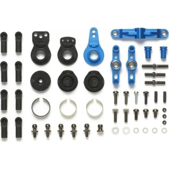 Tamiya TT-02 Aluminium Stuurset met Servo Saver