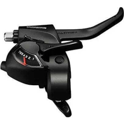 Shimano ST-EF41 6V Rechts Rem- en Schakelgreep Zwart