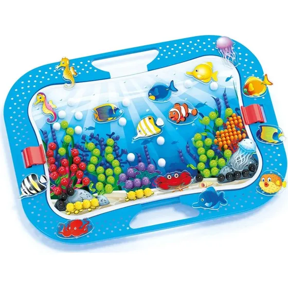 Quercetti Oceaan Plezier Fish & Pegs Insteek Mozaïek 316dlg