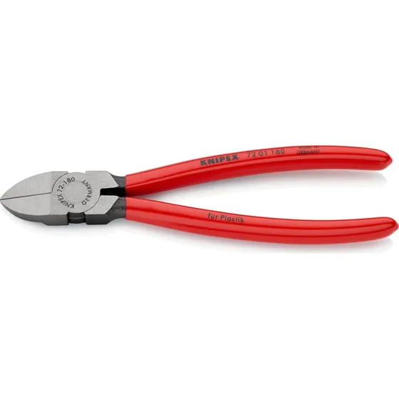 Knipex 7201180 Zijsnijtang voor kunststof 180 mm