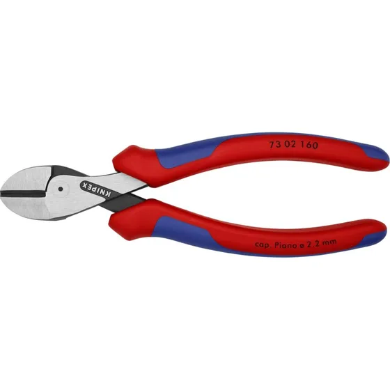 KNIPEX 73 02 160 X-Cut® Zijsnijders 160 mm Zwart Geatrameerd