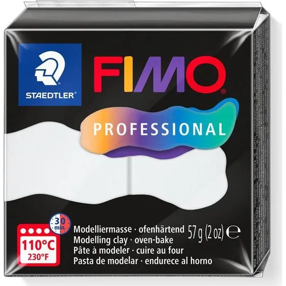 Fimo Professional 85g echt groen ovenhardende boetseerklei