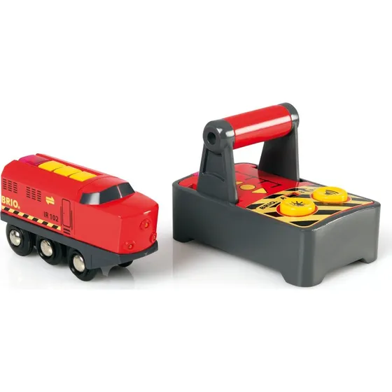 BRIO 33213 Rode RC Locomotief met Afstandsbediening