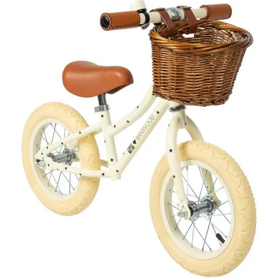 Banwood First Go Loopfiets Bonton Creme 12 inch