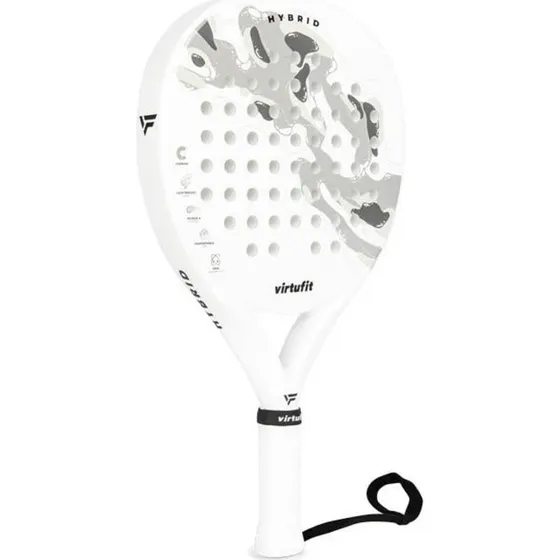 VirtuFit Hybrid Padelracket Wit/Grijs 365 gram