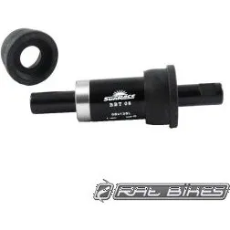 Sunrace Trapas 127mm Spieloos 35mm Inslag - Zwart