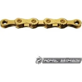KMC X9 9-Speed Fietsketting 114 L, Goud