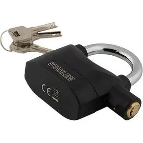 Stahlex Hangslot met 110db Alarm - 65 mm, Geharde Staalbeugel