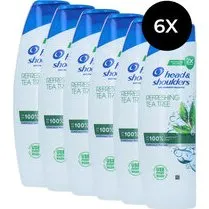 Head & Shoulders Refreshing Tea Tree Anti-Dandruff Shampoo 6 x 250 ml