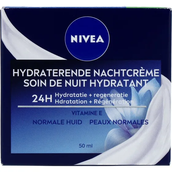 Nivea Essentials +24H Hydraterende Nachtcrème 50 ml