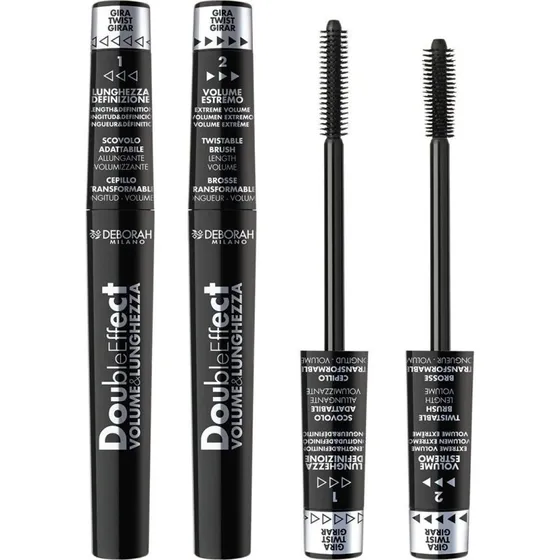 Deborah Milano Double Effect Mascara Black