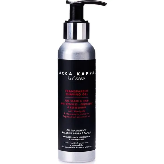 Acca Kappa Barbershop Scheergel 125 ml Transparant