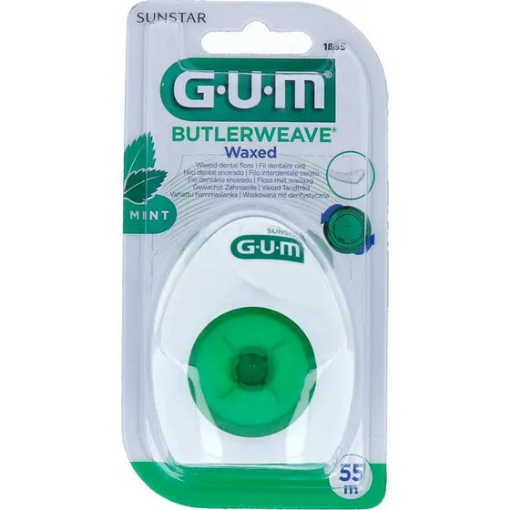 GUM Butlerweave Floss Waxed 1ST