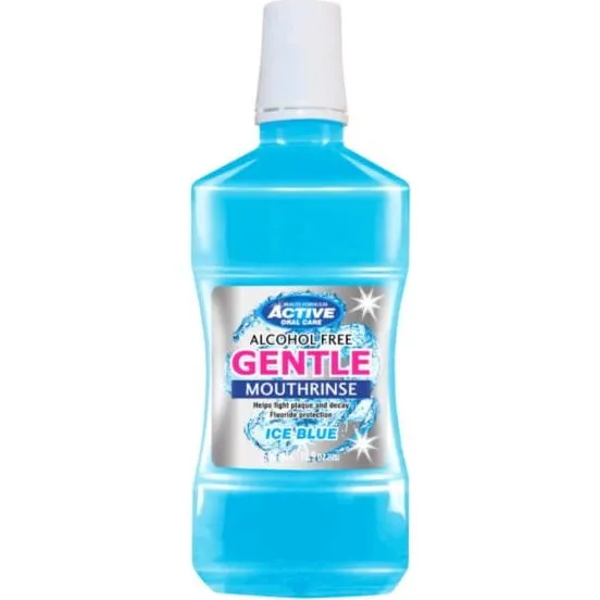 Active Oral Care Alcoholvrije IJsblauwe Mondspoeling 500 ml