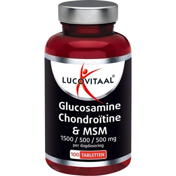 Lucovitaal Glucosamine Chondroitine MSM 1500/500/500mg 100 tabletten