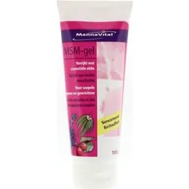 Mannavital MSM Gel 100 gr verrijkt met etherische oliën