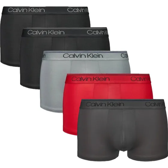 Calvin Klein Microfiber Low Rise Trunk 5-pack Zwart