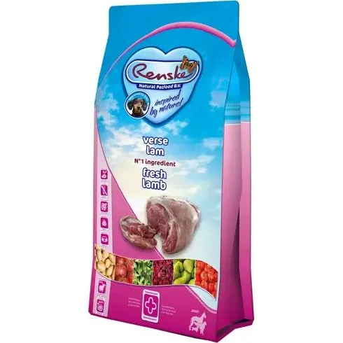Renske Super Premium Adult Lam Graanvrij 12 kg